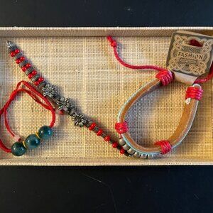 Three bracelets, new, bought in South Africa